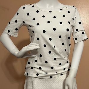 NWOT LOFT Polka Dot T Shirt
